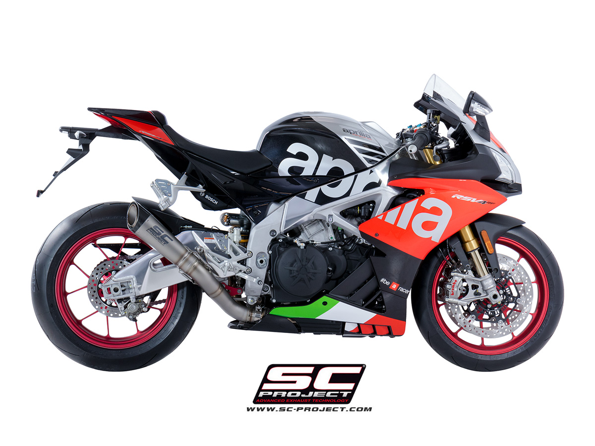 s1 titanium exhaust scproject aprilia rsv4