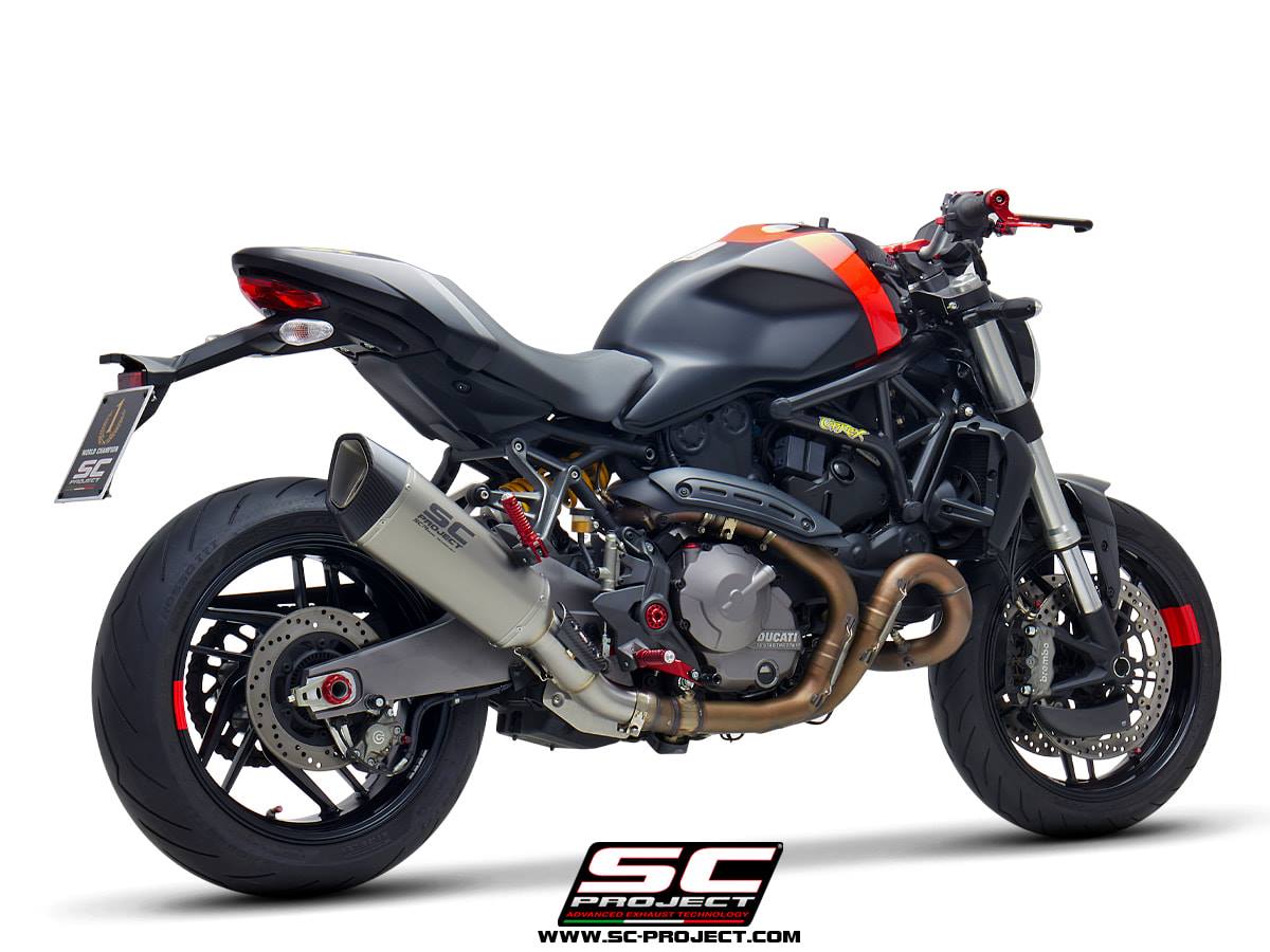 ducati monster 821 sc-project exhaust