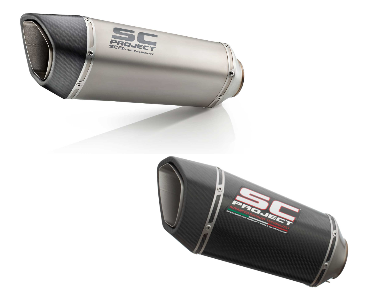 titanium SC1R exhaust carbon fiber SC1-R exhaust slipon sc-project