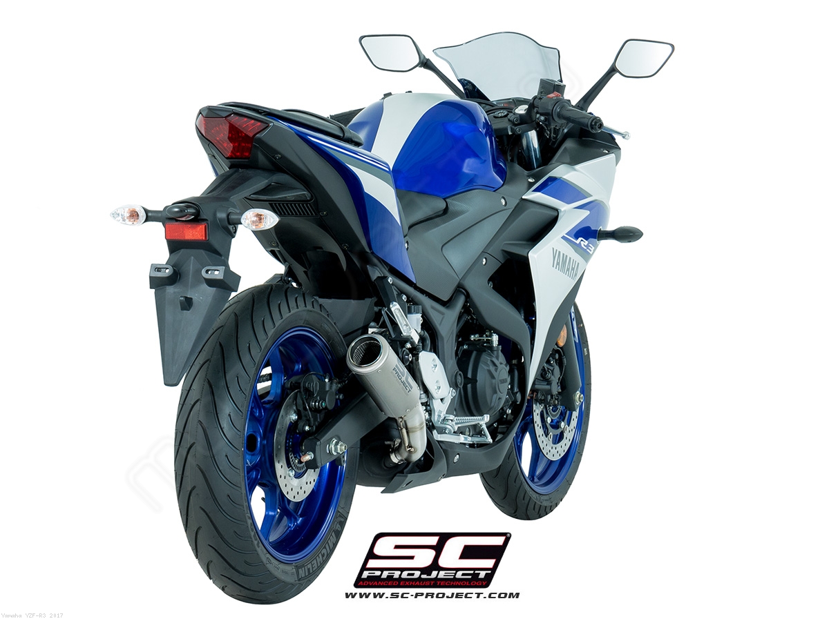 CR-T Exhaust by SC-Project Yamaha / YZF-R3 / 2017 (Y23-38T)