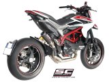 Pare chaleur échappement carbone CNC Racing - Hypermotard 821 - Ducati -  Krax-Moto