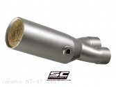 Conic "70s Style" Exhaust by SC-Project Yamaha / MT-07 / 2017