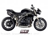Oval High Mount Exhaust by SC-Project Triumph / Speed Triple R / 2017