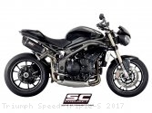 Oval High Mount Exhaust by SC-Project Triumph / Speed Triple S / 2017