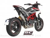 Conic High Mount Full System Exhaust SC-Project Ducati / Hypermotard 939 / 2016