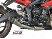 Conic Exhaust by SC-Project Triumph / Street Triple RX / 2015