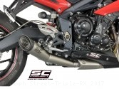 Conic Exhaust by SC-Project Triumph / Street Triple RX / 2017