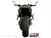 Oval High Mount Exhaust by SC-Project Triumph / Speed Triple S / 2016
