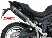 Oval Exhaust by SC-Project Triumph / Tiger 1050 / 2012