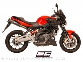Oval Exhaust by SC-Project Aprilia / SL 750 Shiver / 2012