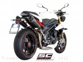 Conic High Mount Exhaust by SC-Project Triumph / Speed Triple R / 2012