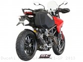 Oval Low Mount Exhaust by SC-Project Ducati / Hypermotard 821 SP / 2013