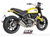 Conic Twin Exhaust by SC-Project Ducati / Scrambler 800 Italia Independent / 2016