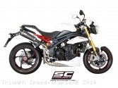 Conic High Mount Exhaust by SC-Project Triumph / Speed Triple R / 2014