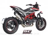 Conic High Mount Full System Exhaust SC-Project Ducati / Hypermotard 939 / 2016