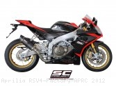 Race Oval Exhaust by SC-Project Aprilia / RSV4 Factory APRC / 2012