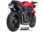 Oval High Mount Exhaust by SC-Project Triumph / Speed Triple / 2011