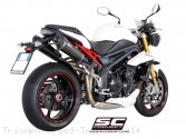 Conic High Mount Exhaust by SC-Project Triumph / Speed Triple / 2014