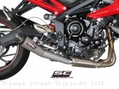 Conic Exhaust by SC-Project Triumph / Street Triple RX / 2015