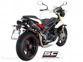 Conic High Mount Exhaust by SC-Project Triumph / Speed Triple / 2014