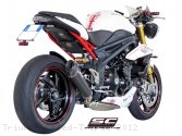 Conic Low Mount Exhaust by SC-Project Triumph / Speed Triple / 2012