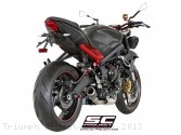 CR-T Exhaust by SC-Project Triumph / Street Triple / 2013