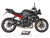 CR-T Exhaust by SC-Project Triumph / Street Triple / 2013