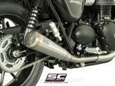 Conic "70s Style" Exhaust by SC-Project Triumph / Street Twin / 2017