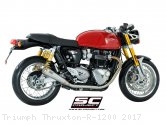 Conic "70s Style" Exhaust by SC-Project Triumph / Thruxton R 1200 / 2017
