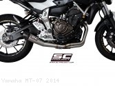Conic Exhaust by SC-Project Yamaha / MT-07 / 2014