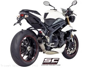 S1 Exhaust by SC-Project Triumph / Speed Triple / 2012