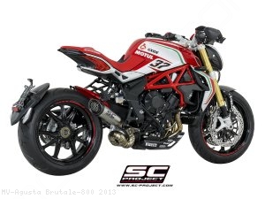 S1 Exhaust by SC-Project MV Agusta / Brutale 800 / 2013