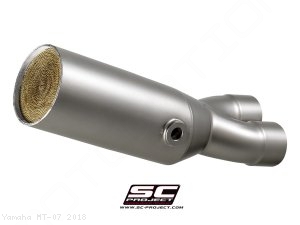 Conic "70s Style" Exhaust by SC-Project Yamaha / MT-07 / 2018