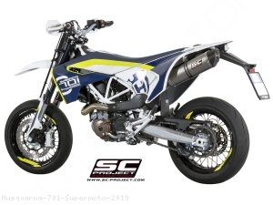 Oval Exhaust by SC-Project Husqvarna / 701 Supermoto / 2019