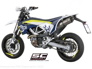 Oval Exhaust by SC-Project Husqvarna / 701 Supermoto / 2020