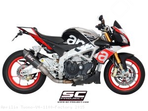 Race Oval Exhaust by SC-Project Aprilia / Tuono V4 1100 Factory / 2015