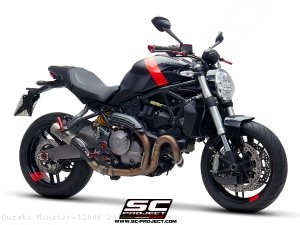 CR-T Exhaust by SC-Project Ducati / Monster 1200R / 2017