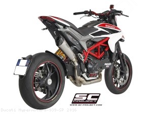 Conic High Mount Full System Exhaust SC-Project Ducati / Hypermotard 939 SP / 2016