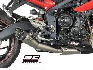 Conic Exhaust by SC-Project Triumph / Street Triple RX / 2015