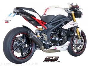 Conic Low Mount Exhaust by SC-Project Triumph / Speed Triple / 2015
