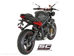 Conic Exhaust by SC-Project Triumph / Street Triple RX / 2015