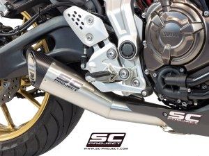 S1 Exhaust by SC-Project Yamaha / MT-07 / 2016