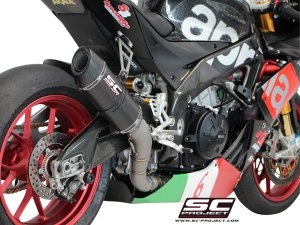 Race Oval Exhaust by SC-Project Aprilia / RSV4 RF / 2015