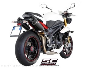 Conic High Mount Exhaust by SC-Project Triumph / Speed Triple R / 2012