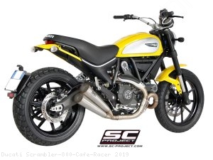 Conic Twin Exhaust by SC-Project Ducati / Scrambler 800 Cafe Racer / 2019