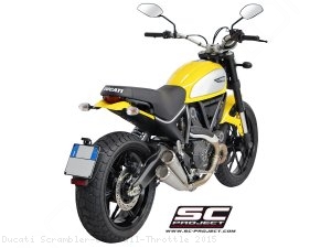 Conic "70s Style" Exhaust by SC-Project Ducati / Scrambler 800 Full Throttle / 2015