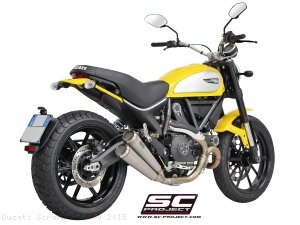 Conic "70s Style" Exhaust by SC-Project Ducati / Scrambler 800 / 2015