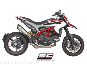 Conic High Mount Full System Exhaust SC-Project Ducati / Hypermotard 821 / 2014