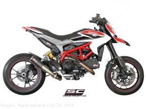 CR-T Exhaust by SC-Project Ducati / Hypermotard 821 SP / 2014