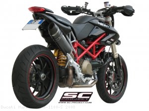 Oval Exhaust by SC-Project Ducati / Hypermotard 1100 S / 2008